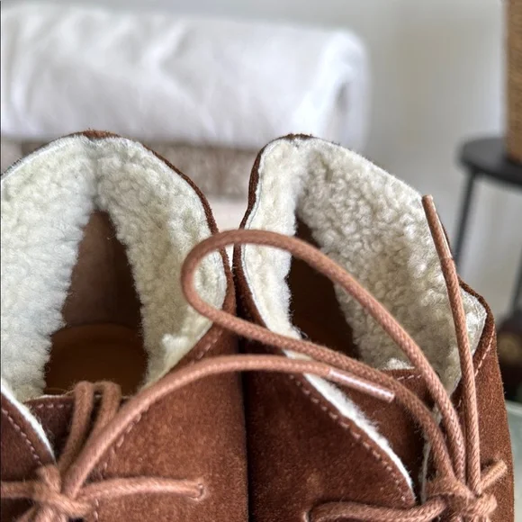 Ralph Lauren Purple Label Brown Heeled Boots - Picture 6 of 12